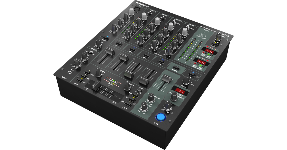 BEHRINGER DJX750 DJミキサー DJX750 PRO MIXER - 製品一覧 - ベリンガー公式ホームページ