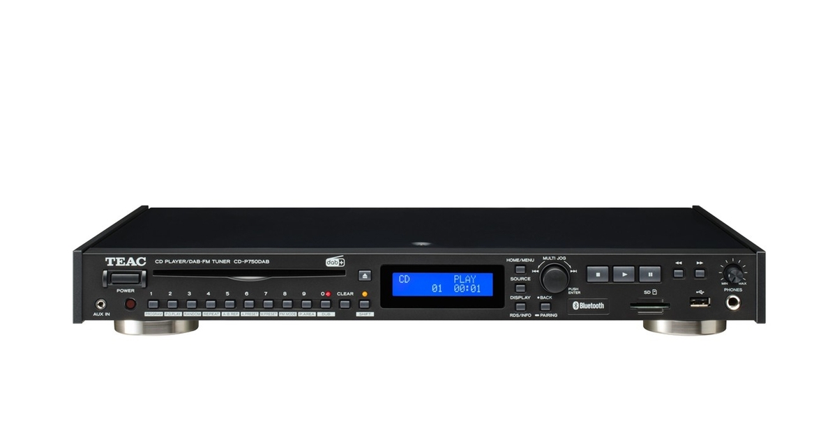 TEAC CD-P750DAB+/FM/BT - Black