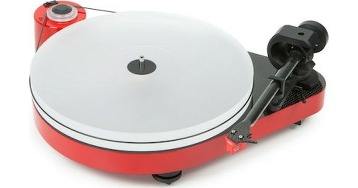 Pro Ject Rpm Red Pro-Ject RPM 5 Carbon DC High-Gloss Red / 2M Silver -Belt Drive