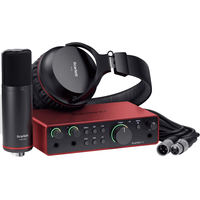 Focusrite Scarlett 2i2 Studio 4th Gen - Ολοκληρωμένο πακέτο με Κάρτα Ήχου + Μικρόφωνο + Ακουστικά  1530100155