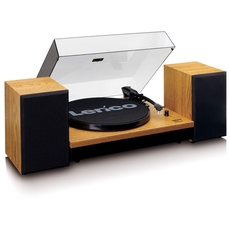 Lenco LS-300 Wood Bluetooth Πικάπ με Ηχεία -ενισχυτή - Belt Drive