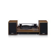 Lenco LS-100 Oak Bluetooth Με Ηχεία -Eνισχυτή - Belt Drive