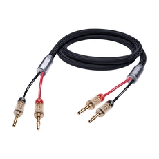 Oehlbach XXL Fusion Two B Υψηλής Ποιότητας HPOCC® Καλώδιο Ηχείων με Banana Plugs 2m Black (Ζεύγος)
