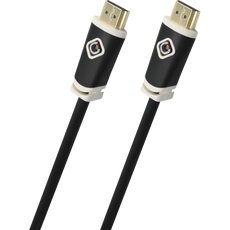 Oehlbach Easy Connect HS Καλώδιο HDMI® υψηλής ταχύτητας με Ethernet 2.5 m Μαύρο (Τεμάχιο)