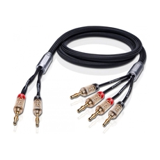 Oehlbach XXL Fusion Four B Υψηλής Ποιότητας HPOCC® Καλώδιο Ηχείων για Bi-Wiring με Banana Plugs 3.5m Black (Ζεύγος)