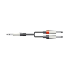 S6J-2M6J300 Καλώδιο Ήχου 6.3mm TRS Jack - 2 x 6.3mm Mono Jack 3m (Τεμάχιο)