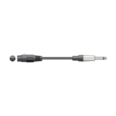 Citronic XF-M6J150BK Classic Microphone Lead XLR Female - 6,3mm Mono Jack Plug 1.5m (Τεμάχιο)