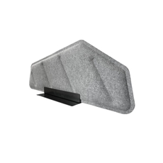 Audiodesigner Leaves Mobile Desk Ηχοαπορροφητικό Διαχωριστικό Γραφείου 45x120x3,8 cm Light/Dark Grey (Τεμάχιο)