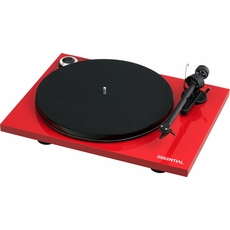 Pro-ject Essential III  Red High Gloss / OM10E - Belt Drive