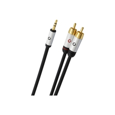 Oehlbach 60001 i-Connect J-35/R 150 Black Jack σε 2 RCA - 1.5m