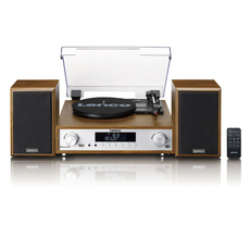 Lenco MC-160WD - HiFi Stereo system με πικάπ, DAB+/FM