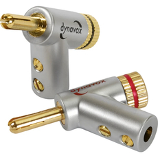 Dynavox 207528 Banana Plug Spreader Fixation, Angled (σετ 4 τεμαχιων)