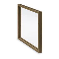 Dynavox Bamboo Vinyl Frame CF1 (208116) Επιτοίχιο Κάδρο Προβολής Δίσκων από Μπαμπού (Dark Brown)