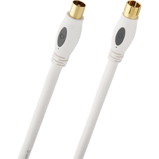 Oehlbach Transmission Plus Καλώδιο Κεραίας 1.20 m White (Τεμάχιο)