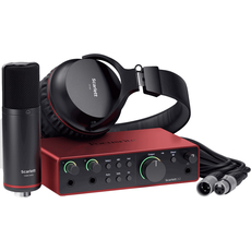 Focusrite Scarlett 2i2 Studio 4th Gen - Ολοκληρωμένο πακέτο με Κάρτα Ήχου + Μικρόφωνο + Ακουστικά  1530100155