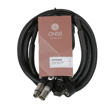 Onsei ON-PA3030 Καλώδιο Σήμα-Ρεύμα XLR - XLR - IEC/3 - 3m