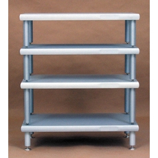 EXELIXIS ράφι 60x40 MDF χρώμα μεταλλικό με ορθοστάτες 32cm (Tεμάχιο)