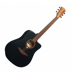LAG GLA T70DCE-BLS ΗΛΕΚΤΡΑΚΟΥΣΤΙΚΗ ΚΙΘΑΡΑ DREADNOUGHT CWY BLACK SATIN