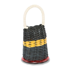 NATAL CXX-L CAXIXI LARGE BLACK-YELLOW BAND & RED ENDS