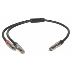 Metro Audio Systems PY-020 Καλώδιο Ήχου 1 RCA Αρσενικό Σε 2 RCA Αρσενικά - 0.5m