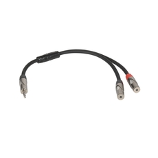 Metro Audio Systems PY-040 3.5mm Αρσενικό Σε 2 3.5mm Θηλυκό - 0.25m