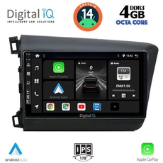DIGITAL IQ BXF 61904D_CPAA (9inc) MULTIMEDIA TABLET for HONDA CIVIC 4Doors mod. 2012-2016