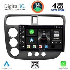 DIGITAL IQ BXF 6187_CPAA (9inc) MULTIMEDIA TABLET for HONDA CIVIC 4D mod. 2001-2006