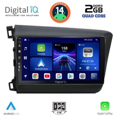 DIGITAL IQ BXC 31904D_CPAA (9inc) MULTIMEDIA TABLET for HONDA CIVIC 4Doors mod. 2012-2016