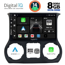 DIGITAL IQ BXF 7296_CPAA (10inc) MULTIMEDIA TABLET for JEEP WRANGLER  mod. 2014-2017