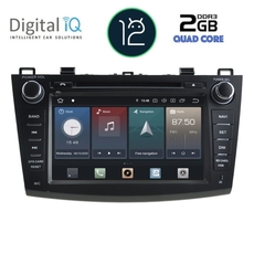 DIGITAL IQ X302_GPS (8'' DVD) MULTIMEDIA SYSTEM for  MAZDA 3 mod. 2009-2014