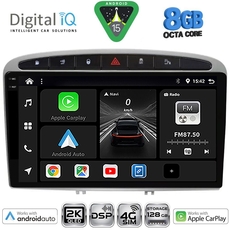 DIGITAL IQ BXF 11513SL_CPAA (9inc) MULTIMEDIA TABLET for PEUGEOT 308 mod.2007-2012 - RCZ mod.2009-2015 (SILVER)