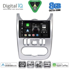 DIGITAL IQ BXF 11101SL_CPAA (9inc) MULTIMEDIA TABLET for DACIA DUSTER – LOGAN – SANDERO mod. 2006-2012 (SILVER)
