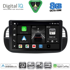DIGITAL IQ BXF 11130BL_CPAA (9inc) MULTIMEDIA TABLET for FIAT 500 mod. 2007-2015 (BLACK)