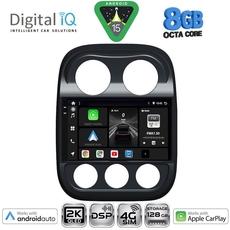 DIGITAL IQ BXF 11277_CPAA (10inc) MULTIMEDIA TABLET for JEEP COMPASS - PATRIOT mod. 2007-2016