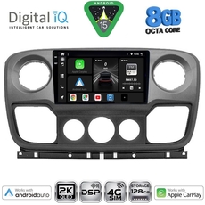 DIGITAL IQ BXF 11463_CPAA (10inc) MULTIMEDIA TABLET for NISSAN NV400 - OPEL MOVANO - RENAULT MASTER mod. 2010-2020