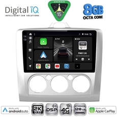 DIGITAL IQ BXF 11156SL_CPAA A/C (9inc) MULTIMEDIA TABLET for FORD FOCUS mod. 2005-2012 (SILVER)