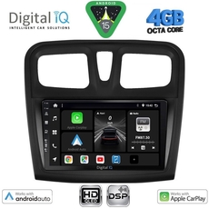 DIGITAL IQ BXF 16108SQ_CPAA (9inc) MULTIMEDIA TABLET for DACIA LOGAN – SANDERO mod. 2012-2019