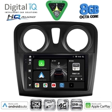 DIGITAL IQ BXK 20108_CPAA (9inc) MULTIMEDIA TABLET for DACIA LOGAN – SANDERO mod. 2012-2019