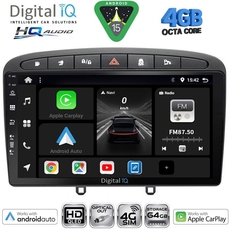 DIGITAL IQ BXK 19513BL_CPAA (9inc) MULTIMEDIA TABLET for PEUGEOT 308 mod.2007-2012 - RCZ mod.2009-2015 (BLACK)