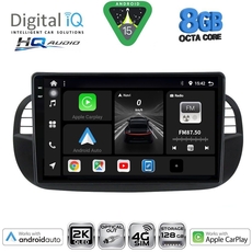 DIGITAL IQ BXK 20130BL_CPAA (9inc) MULTIMEDIA TABLET for FIAT 500 mod. 2007-2015 (BLACK)