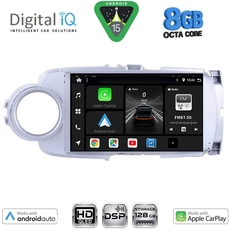 DIGITAL IQ BXF 18737SL_CPAA (9inc) MULTIMEDIA TABLET for TOYOTA YARIS mod. 2011-2015 (SILVER)