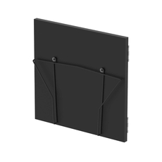 Glorious Record Box Display Door - Black (Τεμάχιο)