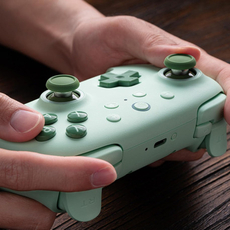 8BitDo Ultimate 2C Wireless BΤ and 2.4Ghz Pad Green (RET00470) χειριστήριο συμβατό με PC &amp; Android με 1000 Hz Polling Rate