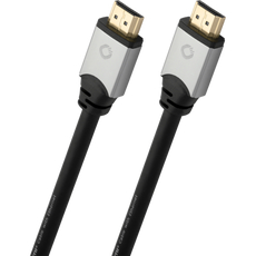Oehlbach Black Magic Καλώδιο HDMI® Yψηλής Tαχύτητας με Ethernet 0,75m Μαύρο (Τεμάχιο)
