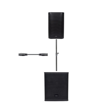 Citronic CS1012A Πακέτο Ενεργών Ηχείων 10'' με Πλαστική Καμπίνα και Subwoofer 12'' (Σετ)