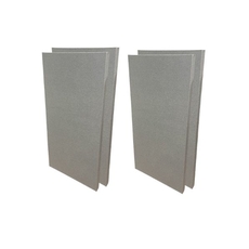 Audiodesigner RECT PANEL Grey/Silver Ηχοαπορροφητικά πάνελ 120x60x5 cm / 2.88 τ.μ. (4 Τεμάχια)