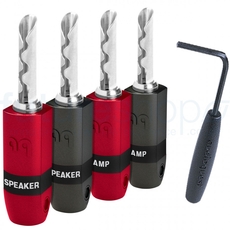 Audioquest SureGrip-300 BFA-Bananas silver plated - 4 τεμαχια (7065851214)