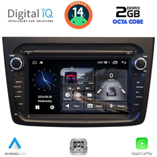 DIGITAL IQ BLF 357BL_CPA (7" DECK) MULTIMEDIA SYSTEM for ALFA ROMEO MITO mod. 2008-2018 (BLACK)