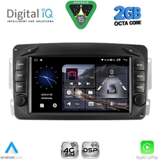 DIGITAL IQ BLF 371_CPA (7" DECK) MULTIMEDIA SYSTEM for MERCEDES C (W203) - CLK (W209) mod. 1999-2004
