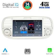 DIGITAL IQ BLG 465BG_CPA (7" DECK) MULTIMEDIA SYSTEM for FIAT 500 mod. 2007-2015 (BEIGE)